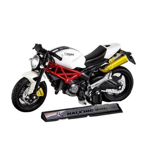 Motorrad in Limitierter Auflage 1:18 Für Ducati 795 H2R Legierung Diecast Motorrad Modell Simulation Ornament Erwachsene Hobby Sammlung Hobby Souvenir(White) von YCNXEB