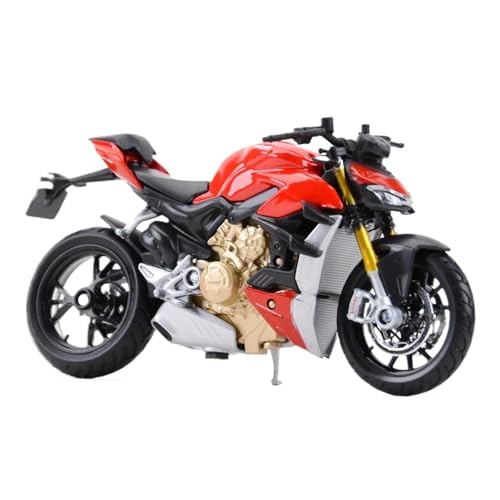 Motorrad in Limitierter Auflage 1:18 Für Ducati Super Naked V4 S Legierung Motorrad Modell Hohe Simulation Erwachsene Junge Hobby Sammlung Souvenir Hobby Souvenir von YCNXEB