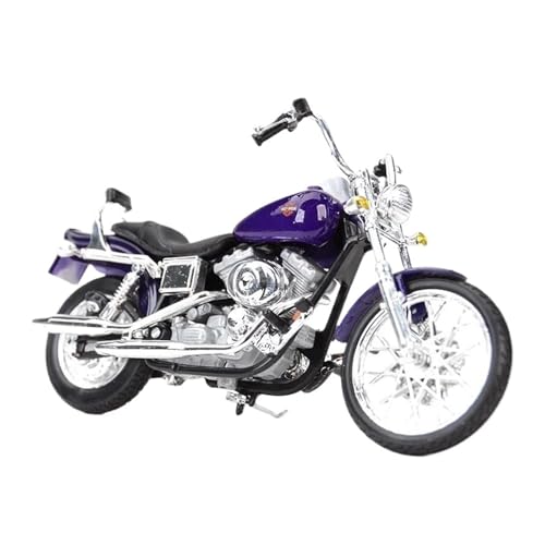 Motorrad in Limitierter Auflage 1:18 Für Harley Davidson 2001 FXDWG Dyna Wide Glide Druckguss-Motorradmodell Sammlerstück Hobbys Spielzeug Hobby Souvenir von YCNXEB