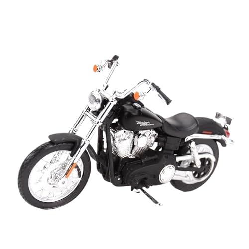 Motorrad in Limitierter Auflage 1:18 Für Harley Davidson 2006 FXDBI Dyna Street Bob Druckguss-Motorrad-Modellsammlung Hobby-Spielzeug Hobby Souvenir(Black) von YCNXEB