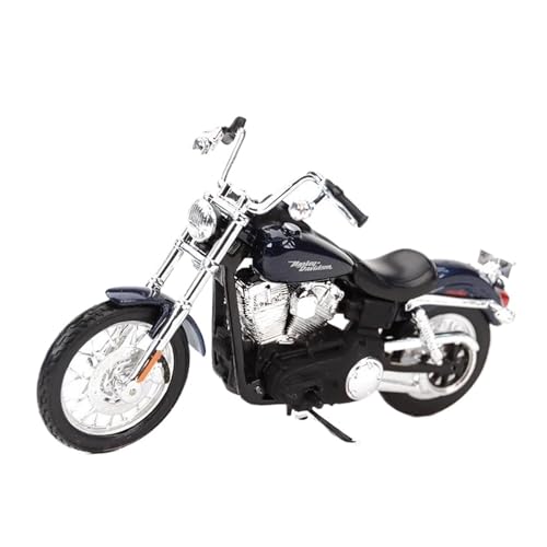 Motorrad in Limitierter Auflage 1:18 Für Harley Davidson 2006 FXDBI Dyna Street Bob Druckguss-Motorrad-Modellsammlung Hobby-Spielzeug Hobby Souvenir(Blue) von YCNXEB