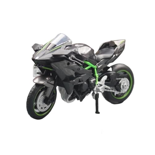 Motorrad in Limitierter Auflage 1:18 Für Kawasaki Ninja H2R Racing Klassische Legierung Motorrad Modell Sammlung Display Dekoration Hobby Souvenir von YCNXEB