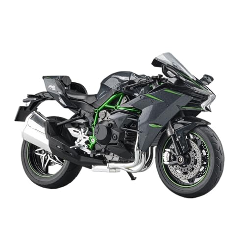 Motorrad in Limitierter Auflage 1:6 FÜR Kawasaki H2R Startfähiges Leichteres Legierungsmotorradmodell Miniatur Realistische Figuren Hobby Souvenir von YCNXEB