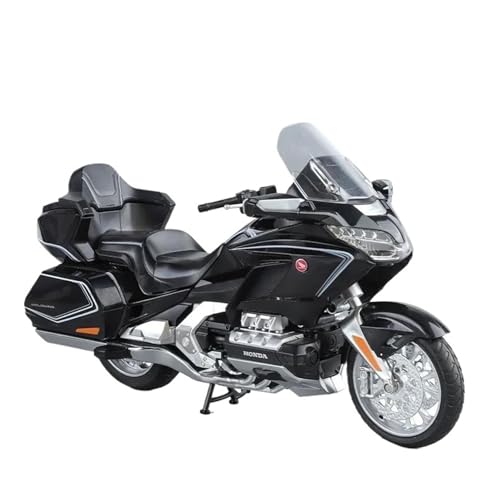 YCNXEB Motorrad in Limitierter Auflage 1:11 Für Honda Gold Wing GL800 2021 Legierung Diecast Motorrad Modell Sound Licht Kinder Spielzeug Sammlung Hobby Souvenir(Black) von YCNXEB