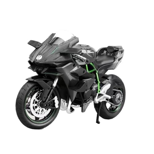 YCNXEB Motorrad in Limitierter Auflage 1:18 Für Kawasaki H2 R Ninja Druckguss-Fahrzeuge Motorrad-Modell Spielzeug Sammlerstücke Hobbys Figuren Hobby Souvenir von YCNXEB