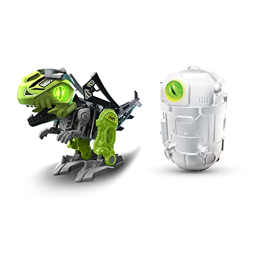 Silverlit - YCOO - Jurassic World Roboter Dinosaurier in Ihrem Ei zu Bauen 22 cm - Mega Biopod Cyber Punk - Sound Effekte Und Licht LED - Batterien enthalten - Spielzeug für Kinder ab 5 Jahren von Silverlit