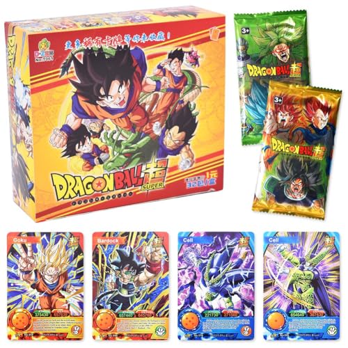 Dragon Trading Card Pack, Anime Karten, Dragon Karten, Anime Kartenset, Anime Spielkarten für Fans, Kinder, Teenager Und Erwachsene Dragon Trading Card Pack, Anime Karten, Dragon Karten, Anime Kartenset, Anime Spielkarten für Fans, Kinder, Teenager Und Erwachsene von YCVBCY