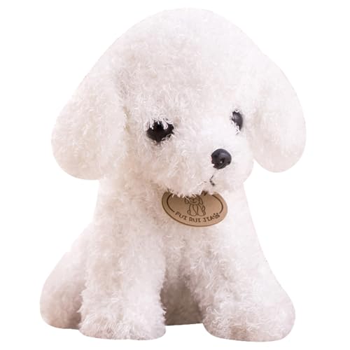 YCVBCY Kinder Plüsch Spielzeug,Realistisch Plüsch Teddy Dog Kuscheltier Stofftier Hund Gefüllte Plüschpuppe Kinderspielzeug Plüschtiere für Kinder Mädchen Jungen von YCVBCY