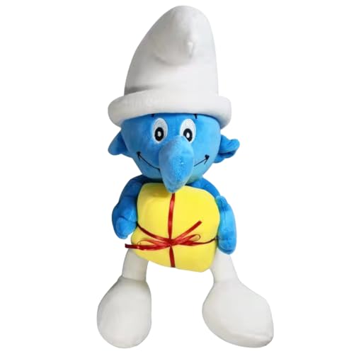 YCVBCY Plüschfigur Schlümpfe, Schlumpf Plüschtier für Kinder, 35 cm, Geeignet für Kinder als GeburtstagsgeschenkeSmurfs Figurines von YCVBCY