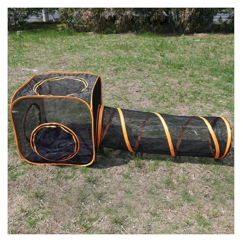 Kleiner Laufstall für Tiere im Freien, Katzenzelt mit Katzentunnel, Freigehege für Katzen, versenkbares Zelt für Katzen, Spielzelte Kleiner Laufstall für Tiere im Freien, Katzenzelt mit Katzentunnel, Freigehege für Katzen, versenkbares Zelt für Katzen, Spielzelte von YDHSIKK