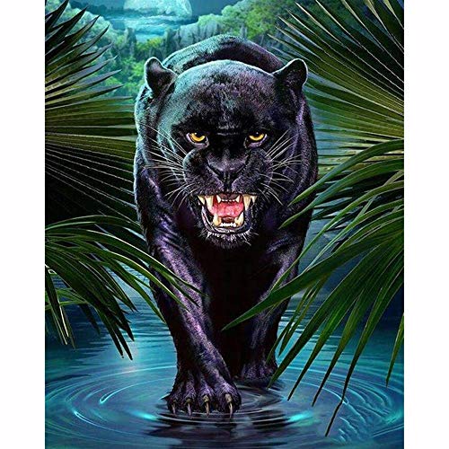 Kinder Puzzle 1000 Stück Schwarzer Panther Erwachsene Hölzernes Puzzle Amateur Art Spiels Puzzle Creative Spielzeug Puzzles von YDPTYANG