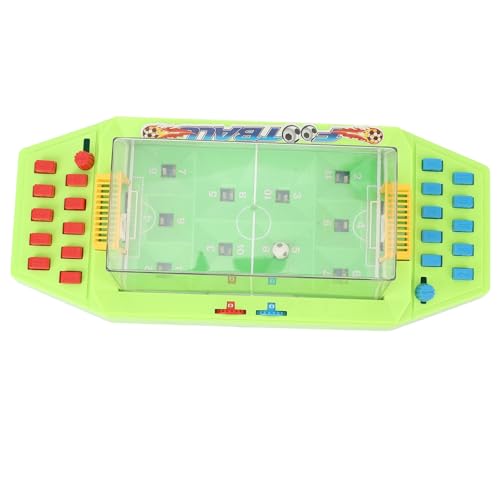 YDRCESMI SYMY Tischfußball-Spielset für Kinder, 2 Spieler, hüpfender Fußball, Desktop-Fußball, Sportspielzeug oder Indoor-Party, Familientreffen, grünes Lernspielzeug für Kinder von YDRCESMI