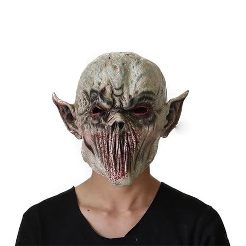 YDZYFFS Halloween Masken 20 * 25CM - Gruselige Halloween-Kostüme Maske Vampir Zombie Dämonen Alien Maske Für Halloween Party Cosplay YDZYFFS Halloween Masken 20 * 25CM - Gruselige Halloween-Kostüme Maske Vampir Zombie Dämonen Alien Maske Für Halloween Party Cosplay von YDZYFFS