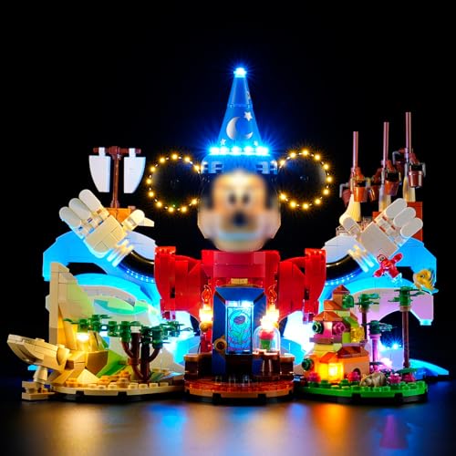 YEABRICKS LED Licht für 21352 Ideas Disney Magie Bausteine Modell (Bausteine Set Nicht enthalten) von YEABRICKS