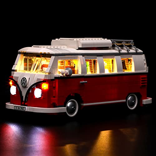 YEABRICKS LED Licht für Lego-10220 Creator Volkswagen T1 Camper Van Bausteine Modell (Lego set nicht enthalten) von YEABRICKS