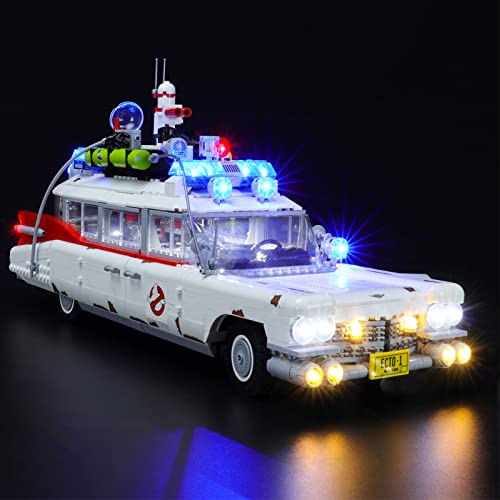 YEABRICKS LED Licht für Lego-10274 Creator Expert Ghostbusters ECTO-1 Bausteine Modell (Lego Set Nicht enthalten) von YEABRICKS