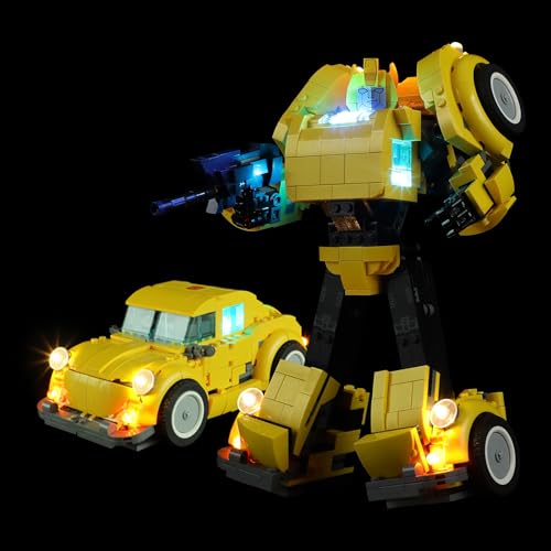 YEABRICKS LED Licht für Lego-10338 Icons Bumblebee Bausteine Modell (Lego Set Nicht enthalten) von YEABRICKS