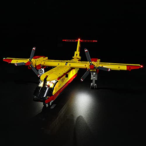 YEABRICKS LED Licht für Lego-42152 Technic Löschflugzeug Bausteine Modell (Lego Set Nicht enthalten) von YEABRICKS