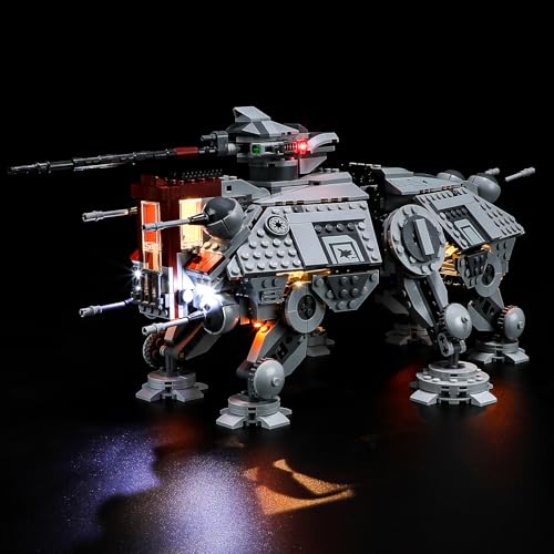 YEABRICKS LED Licht für 75337 Star Wars at-TE Walker Bausteine Modell (Bausteine Set Nicht enthalten) von YEABRICKS