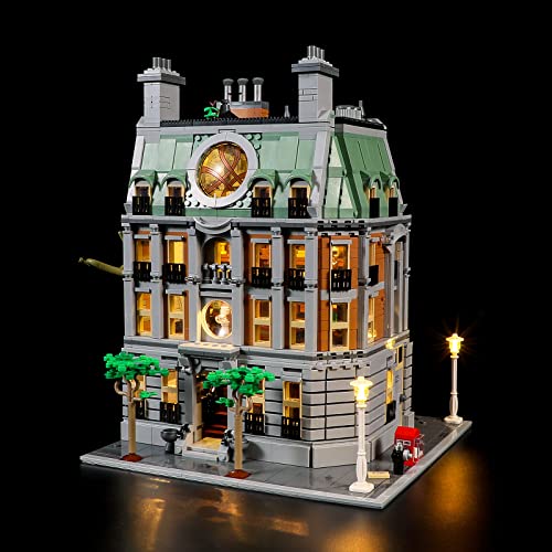 YEABRICKS LED Licht für Lego-76218 Marvel Sanctum Sanctorum Bausteine Modell (Lego Set Nicht enthalten) von YEABRICKS