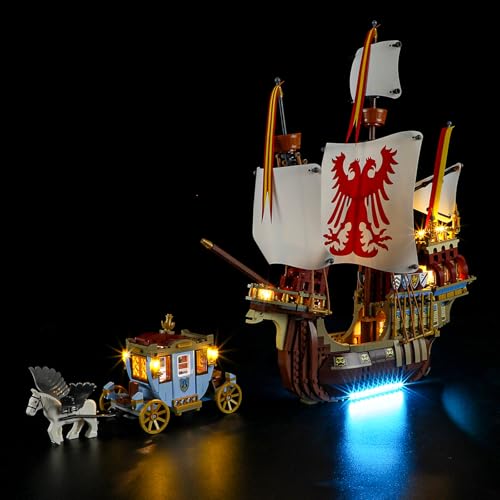 YEABRICKS LED Licht für Lego-76440 Harry Potter Trimagisches Turnier: Die Ankunft Bausteine Modell (Lego Set Nicht enthalten) von YEABRICKS