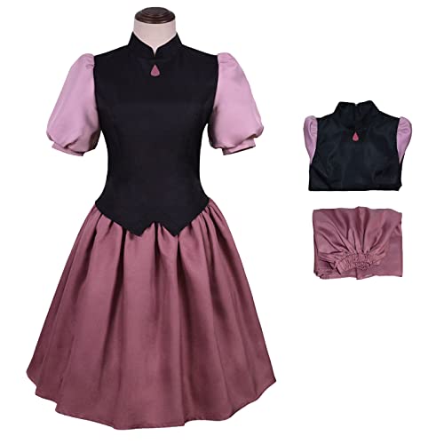 YEAJION Luz Noceda Cosplay Kostüm Anime Eule Haus Amity Cosplay Outfit EDA Luz King Raine Cosplay Verkleidung Geburtstag Party Weihnachten Halloween Karneval Party Kostüm Erwachsene von YEAJION