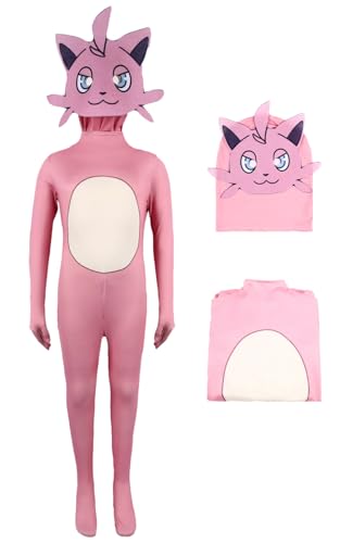 YEAJION Palworld Cosplay Cattiva Kostüm Jumpsuits und Masken Palworld Cattiva Verkleidung Cattiva Cosplay Costume Weihnachten Halloween Karneval Party Bühnenauftritt Kostüm von YEAJION