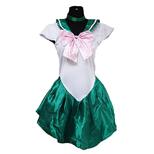 YEAJION Sailor Moon Kostüm mit Zubehör Anime Cosplay Outfit Sailor Moon Cosplay Kostüm Japanisch Matrosen Uniform Halloween Karneval Party Bühnenauftritt Kostüm für Erwachsene von YEAJION