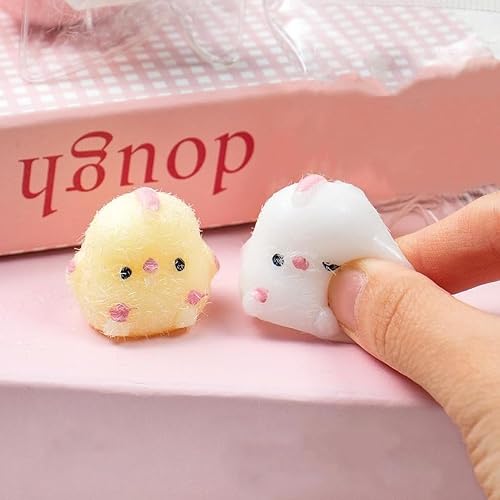 Squishies, Squeeze Toy, Mochi Squishy, Küken Squishy, Squishy Kawaii Oster, Mochi Squishy Ostern, Squeeze Toy Kinder, Quetschspielzeug für Küken, Ostergeschenke für Kinder, Partygeschenke (2PCS) von YEAMLTE