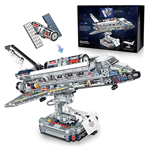 YESHIN Space Shuttle Bausteine Modell Kit, Weltraum Spielzeug Set als Geschenk/Sammlerstücke/Ausstellungsgegenstände, Über 8 Jahre alt von YESHIN