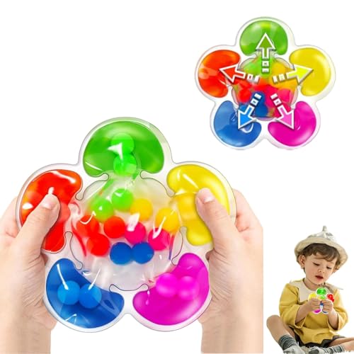 Sensorisches Spielzeug, Anti Stress Spielzeug, Gelgefüllte sensorische Spielzeuge für Kinder, Squeezable Fidget Spiel für ADHS und Autismus von YEWCEP