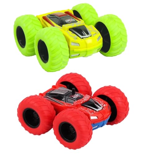 Spielzeug ab 2 3 4 5 6 7 Jahre Jungen, 360 Grad Rotierende Trägheit Fahrzeug Spielzeugautos, 2-3-4 Jahre Junge Outdoor Spiele ab 2-4 Jahre Geschenke für Kinder Monster Truck Spielzeugauto von YEWCEP