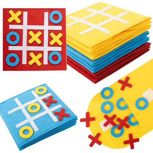 YEWCEP Tic Tac Toe, 9 Stück tic Tac Toe Mitgebsel, Ideal als Mitgebsel für Kindergeburtstage ab 3 Jahren, Reisespiel für Unterwegs, Klassisches Strategiespiel für Kinder und Familien YEWCEP Tic Tac Toe, 9 Stück tic Tac Toe Mitgebsel, Ideal als Mitgebsel für Kindergeburtstage ab 3 Jahren, Reisespiel für Unterwegs, Klassisches Strategiespiel für Kinder und Familien von YEWCEP