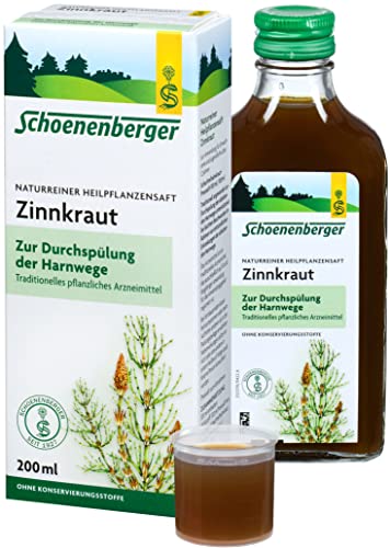 Schoenenberger Bio Zinnkraut,Naturreiner Heilpflanzensaft WS (2 x 200 ml) von YFCACT