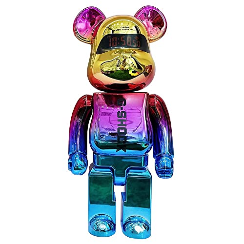 YFDLGIO 28 cm/11 Zoll Bearbrick Blöcke Bär Skulptur Statue Ornament Bevorzugte Puppen von YFDLGIO