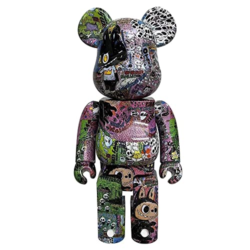 YFDLGIO 400% Bearbrick 28 cm/11 Zoll Violent Bear Tischskulptur Statue Ornament Sammlerstücke Bevorzugte Puppen von YFDLGIO