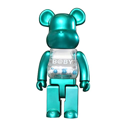 YFDLGIO Bearbrick Blöcke Bär 400% 28cm/11in Skulptur Statue Ornament Spielzeug Sammlung Bevorzugte Puppen von YFDLGIO