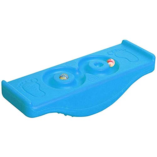 YFSAN Kids Balance Board PE Curvy Board, Rocking Seesaw Balance Board, Sensory Training Equips Balance Board Spielzeug für Kinder (Blue) von YFSAN