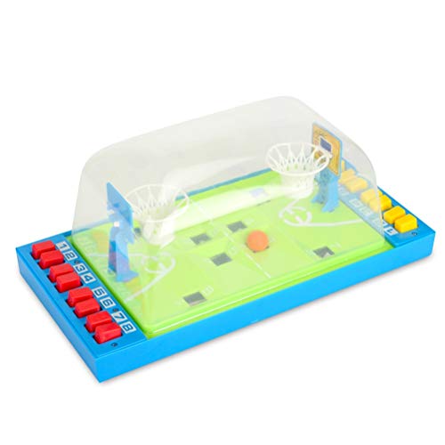 YFSAN Tischspiel Finger Basketball Brettspiel, Desktop -Basketball -Schießtusching Toys Eltern Kinder Interaktiver Spielzeug (Blue) von YFSAN