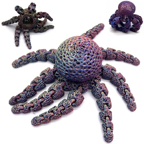 YGCHEN 3D-Gedruckter Oktopus Fidget Tierfiguren Spielzeug Oktopus Tierstatue 3D Gedrucktes Spielzeug Meerestier Actionfigur Tierspielzeug Heimdekoration von YGCHEN