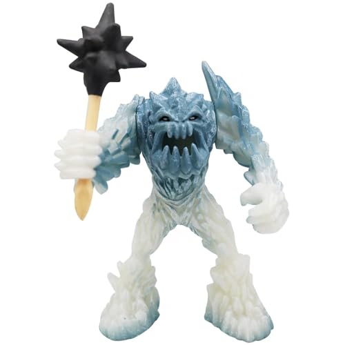 YGCHEN Frostmonster Figuren Ornament Miniatur EIS Monster Spielfigur Eisgigant Modell Spielzeug Mythische Monster Action Figuren Kindergeburtstag Tortendeko von YGCHEN