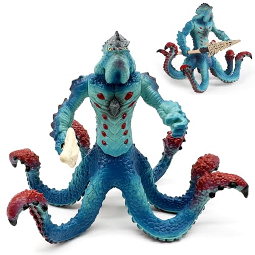 YGCHEN Oktopus Figuren Ornament Monster Octopus Spielfigur Miniatur Tierfiguren Modell Kinder Spielzeug Monster Action Figuren Geburtstagsgeschenke von YGCHEN