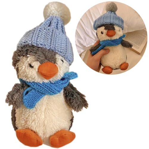 YGCHEN Pinguin Plüschtier Weihnachtsdeko Plüschpuppe Kuscheltier Figuren Pinguine Stofftiere Weihnachten Dekoration Weihnachtsfiguren Puppe Spielzeug von YGCHEN