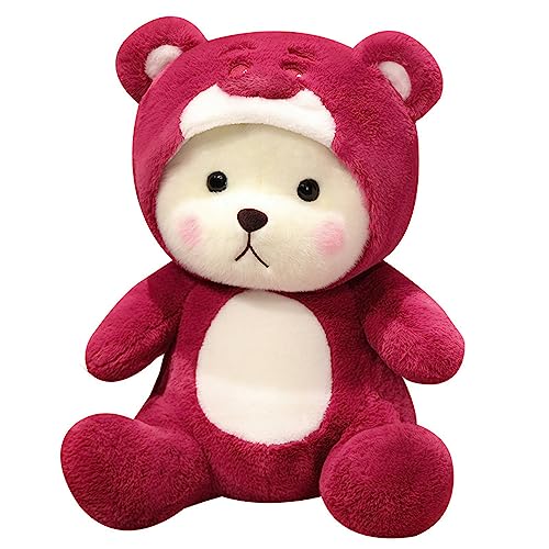 YGMXZL Teddy Kuscheltier,Teddybärpuppe mit Hut,Abnehmbare Mütze,Plüschtier Stofftier Spielzeug für Baby Kinder (60CM) von YGMXZL