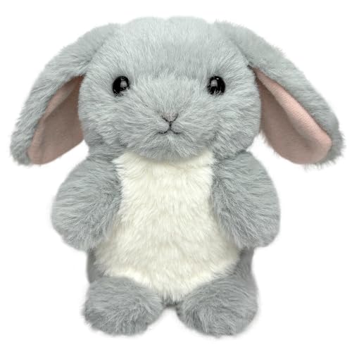 YH YUHUNG Sprechender hase Kuscheltier, Stofftier Hase Interaktiver Plüsch, Kuscheltier Hase Grau Spielzeug für Kinder ab 3 Jahren von YH YUHUNG