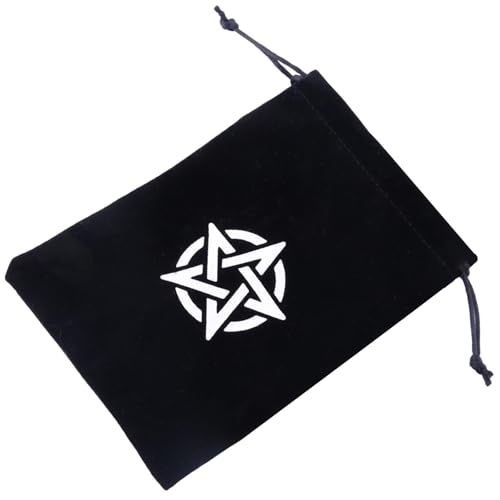 YHAILI Dekorative Tarot Karten Würfeltasche Kleine Hochzeitstasche Tischdecke Orakel Spielkartentasche Schmuckaufbewahrung Kordelzug Tarot Tasche von YHAILI