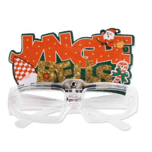 YHAILI Neujahrsbrille, Karneval, Weihnachtsbrille, Foto-Requisiten, leuchtende Dekorationen, Neujahr, Teenager, Erwachsene, Weihnachtsgeschenke von YHAILI