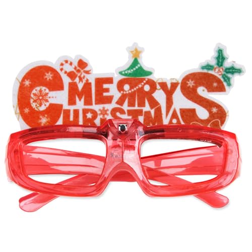 YHAILI Neujahrsbrille, Karneval, Weihnachtsbrille, Foto-Requisiten, leuchtende Dekorationen, Neujahr, Teenager, Erwachsene, Weihnachtsgeschenke von YHAILI