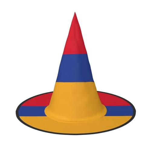 YHBLYKXP Flagge von Armenien, verstellbarer Halloween-Hexenhut mit faltbarer Krempe, für Kostümparty, Karneval, Maskenball YHBLYKXP Flagge von Armenien, verstellbarer Halloween-Hexenhut mit faltbarer Krempe, für Kostümparty, Karneval, Maskenball von YHBLYKXP