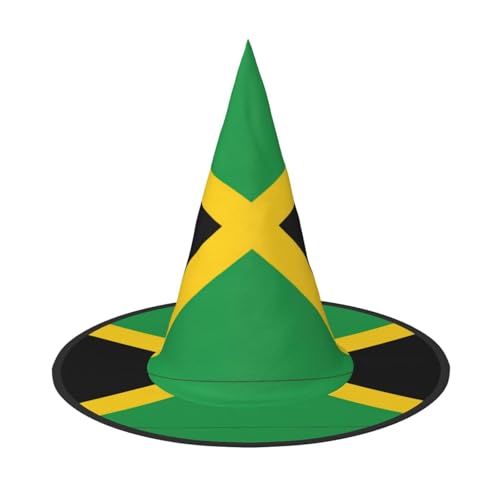 YHBLYKXP Flagge von Jamaika, verstellbarer Halloween-Hexenhut mit faltbarer Krempe, für Kostümparty, Karneval, Maskenball YHBLYKXP Flagge von Jamaika, verstellbarer Halloween-Hexenhut mit faltbarer Krempe, für Kostümparty, Karneval, Maskenball von YHBLYKXP